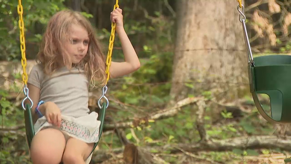 Georgia girl with rare genetic disorder surprised with donated playground