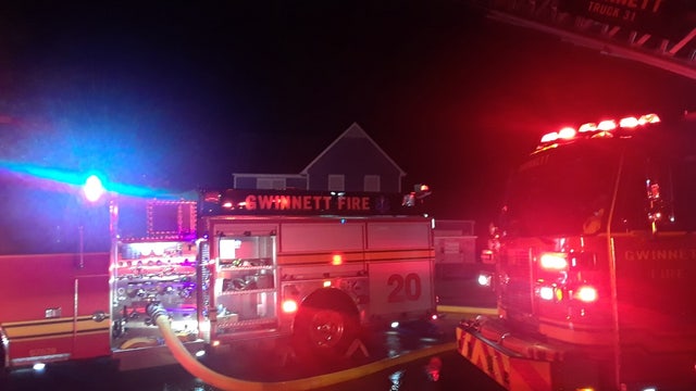 House fire displaces Gwinnett County family