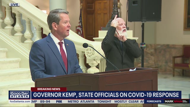 Kemp encourages, but won't mandate masks as Georgia continues COVID-19 fight