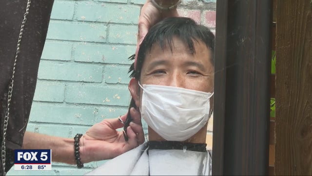 Atlanta salon opens outdoor space for clients in wake of pandemic