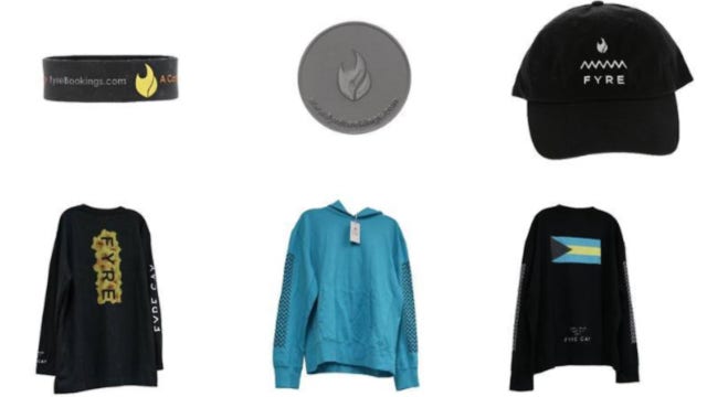 US Marshals holding online auction for merchandise from 2017’s fraudulent Fyre Festival