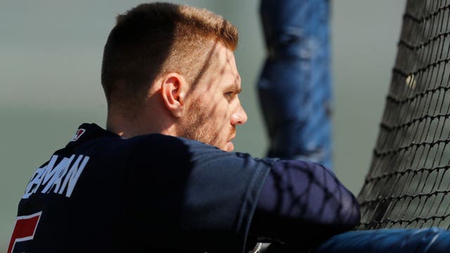 Freeman excited to be back, getting ready for Opening Day