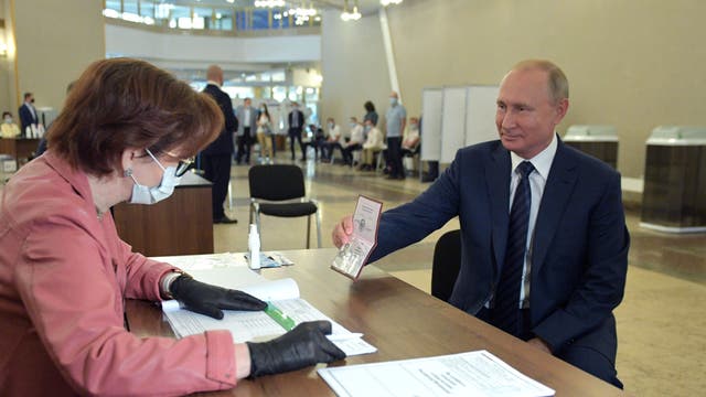 Russians voters agree to extend Putin's rule to 2036