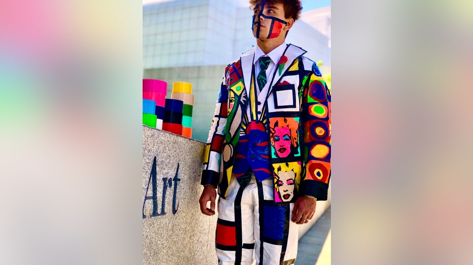Marietta teen wins 'Stuck at Prom' scholarship contest with duct tape tuxedo
