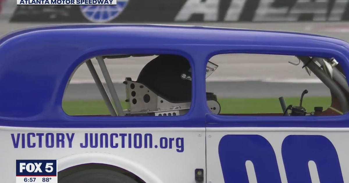 Legend race car fitted for adaptive athlete driver | FOX 5 Atlanta