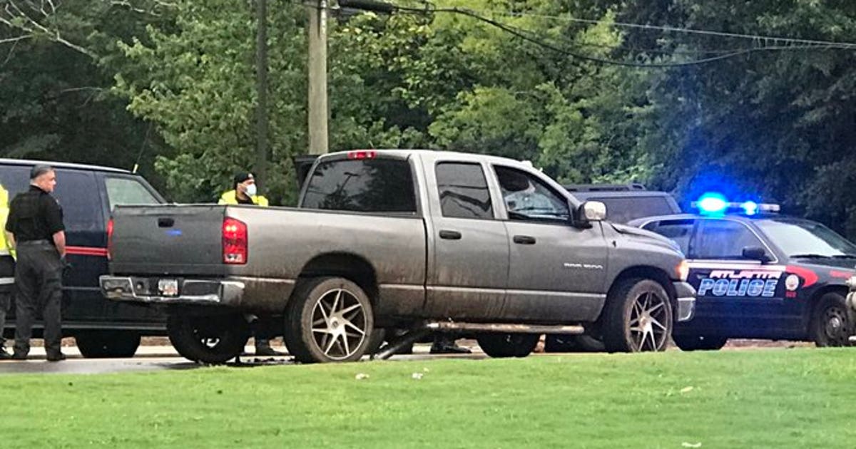 Police: Man found dead in truck parked in middle of road | FOX 5 Atlanta