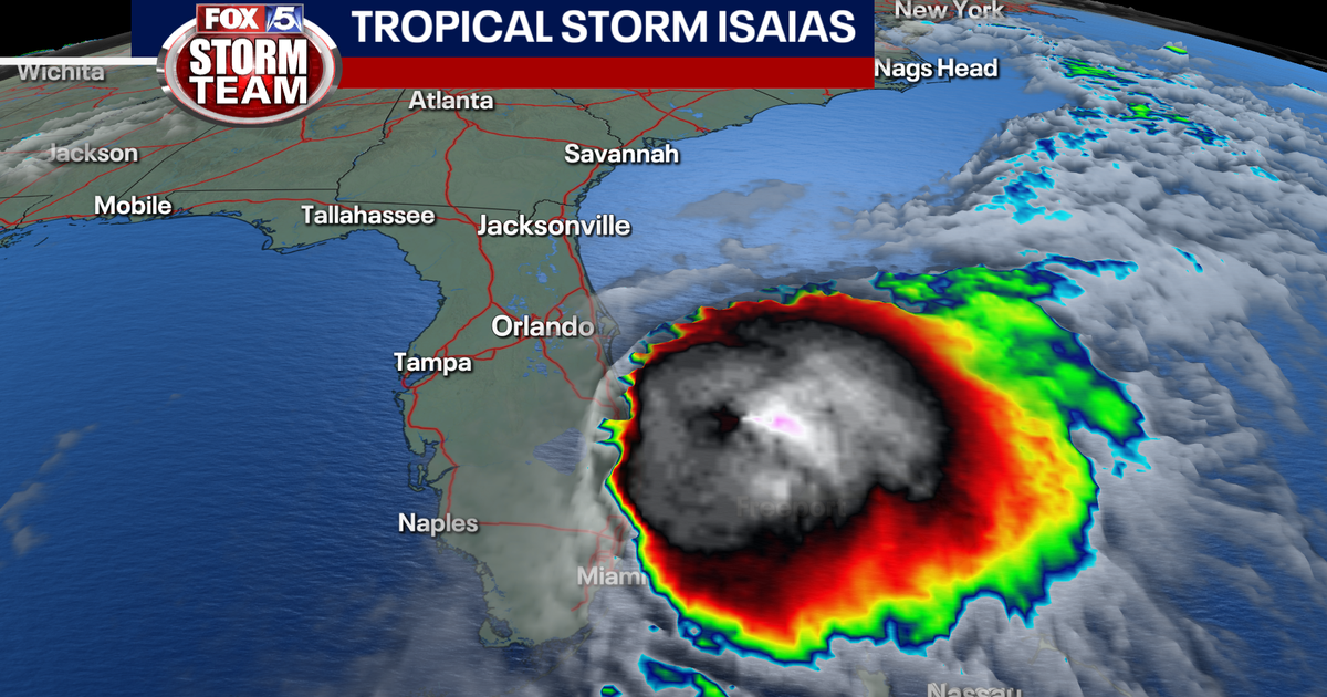 Tropical Storm Warning for parts of Georgia coast, Isaías forecast to ...