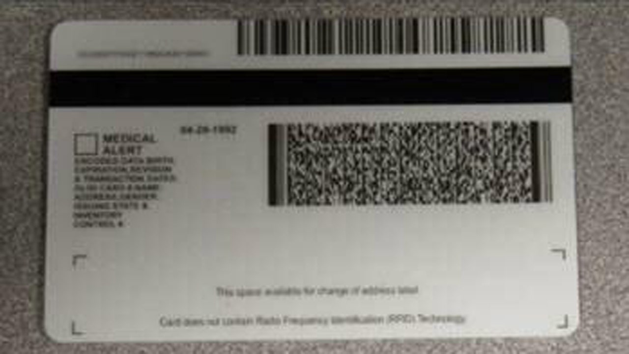 are social security numbers on drivers license barcode