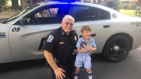 Police officers help Georgia boy celebrate 7th birthday