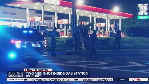 Two men shot inside Union City gas station