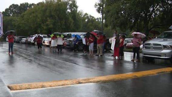 Gwinnett County teachers protest district's plan for in-person learning