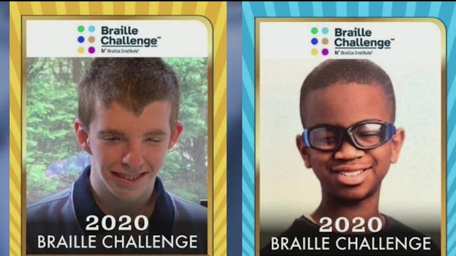 2 Georgia students win national braille competition