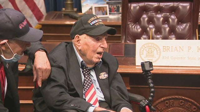 WWII veteran on quest to meet governor of each state stops in Georgia