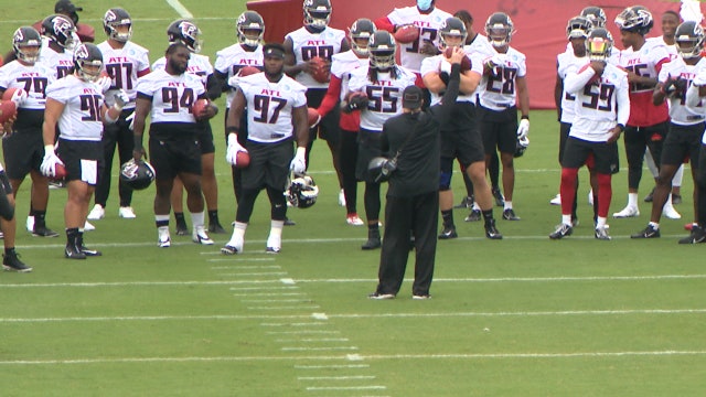 Falcons move into next phase of training camp