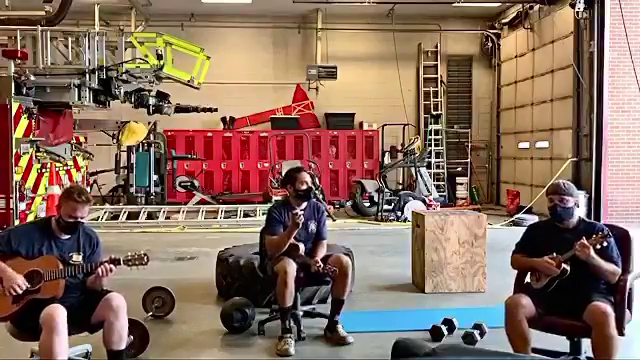 DeKalb firefighters show off musical skills at station jam session