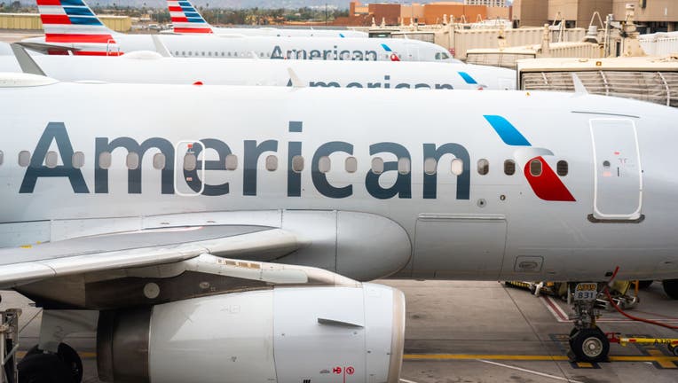 American Airlines aircrafts seen at Phoenix Sky Harbor