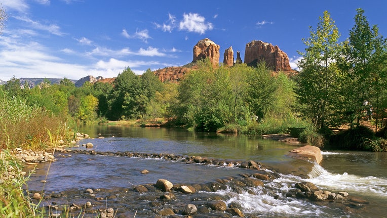 Sedona, river Oak Creek