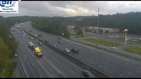 Lanes along I-285 WB reopen after major delays due to 19-car pile up