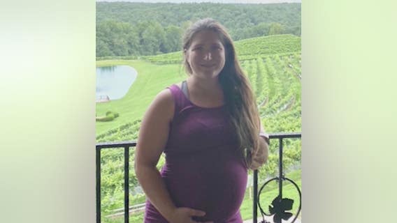 An expectant mother recovering after tree fell on her car