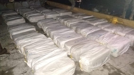 3 tons of cocaine headed for New York City seized off Mexican coast