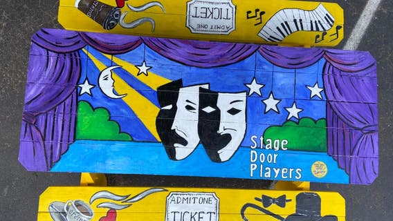 Have you seen Dunwoody’s colorful new picnic tables?