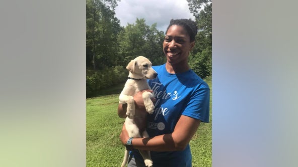 Metro Atlanta woman struggling to raise funds for service dog with lifesaving skills