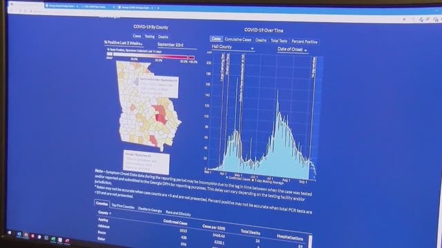 Georgia woman dives deep into daily COVID-19 numbers