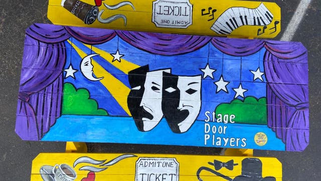 Have you seen Dunwoody’s colorful new picnic tables?