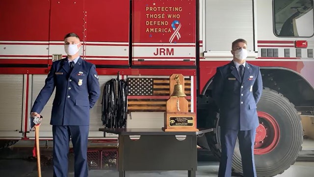 Air Force fire service honors Americans who lost their lives in 9/11 with ‘last alarm’