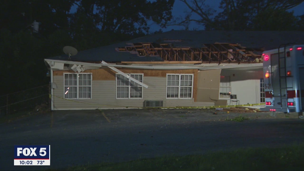 Covington homeless shelter damaged in storm