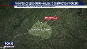 7-hour standoff in Jackson County ends with woman's arrest