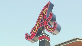 Braves fans watch team win postseason series from outside ballpark