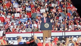 President Trump holds rally in Macon