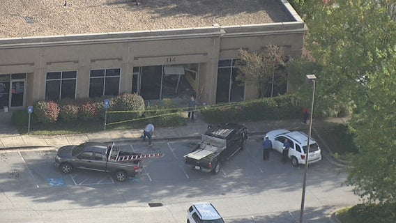 Police: SUV slams into waiting room, miraculously only minor injuries