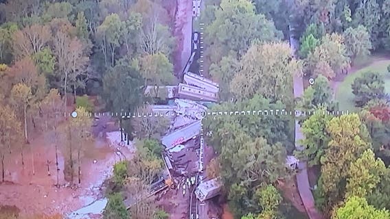 Cleanup continues after train derailment in Lilburn sparks chemical fire