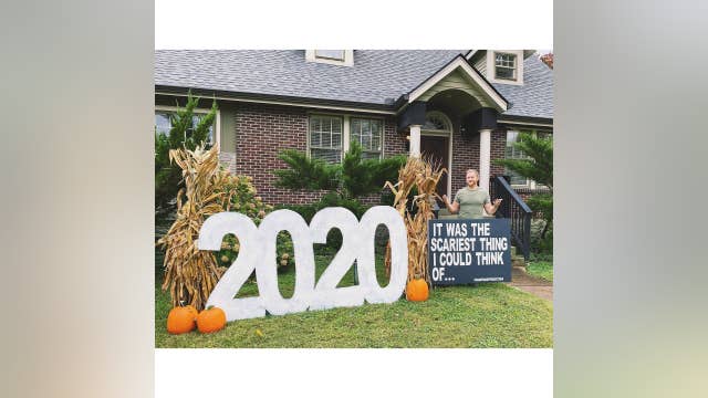 ‘The scariest thing I could think of’: Artist creates ‘2020’ Halloween decoration