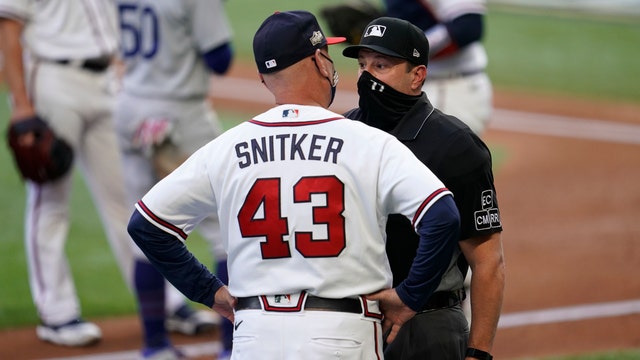 Braves’ 1st playoff loss a doozy, 15-3 to LA in NLCS Game 3