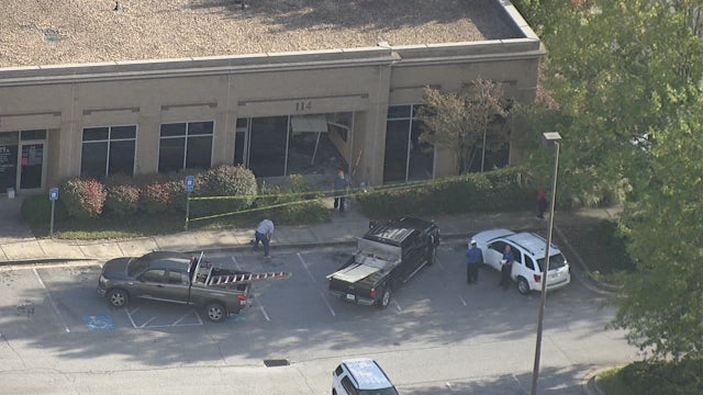 Police: SUV slams into waiting room, miraculously only minor injuries