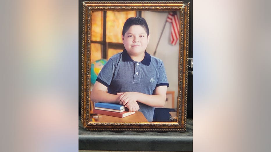 Brayan Zavala, 13, was shot and killed outside his home in Clayton County (Family photo).