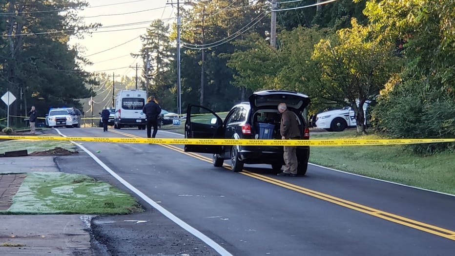 Woman gunned down early Wednesday morning in unincorporated Dacula. @GwinnettPd found her inside a car in church parking lot but think she was shot at home across the street.