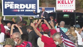 Vice President Pence headlines rallies for Loeffler, Perdue