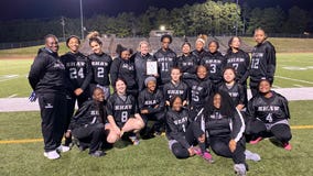 Falcons honor first girls flag football coach as their high school football coach of the week