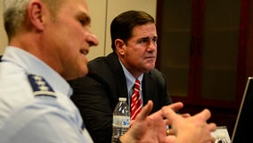 Gov. Doug Ducey defends Arizona's voting integrity, silences Trump's call