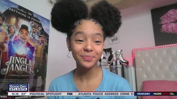 Jingle Jangle star Madalen Mills stops by Good Day Atlanta