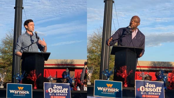 Ossoff, Warnock hold joint event in Cobb County