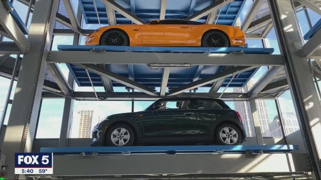 Tour the new Carvana 'car vending machine' tower in Midtown Atlanta