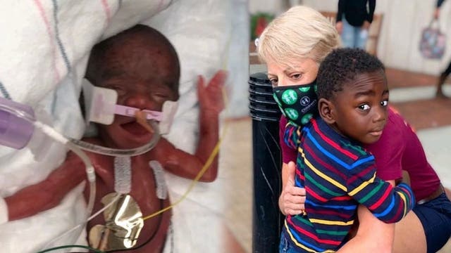 Graduation parade marks milestone for Georgia 'miracle baby'