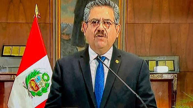 Peru's interim president, Manuel Merino, announces resignation after national upheaval