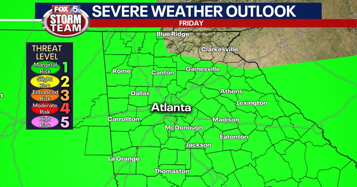Rain, possible severe storms to ring in New Year | FOX 5 Atlanta
