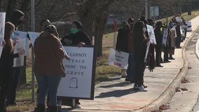 Protests against DeKalb schools re-opening enter second week